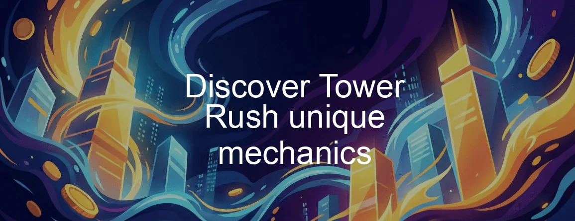 What happens to your bet after you press Build Crane swinging above a Tower Rush build with the running multiplier on screen